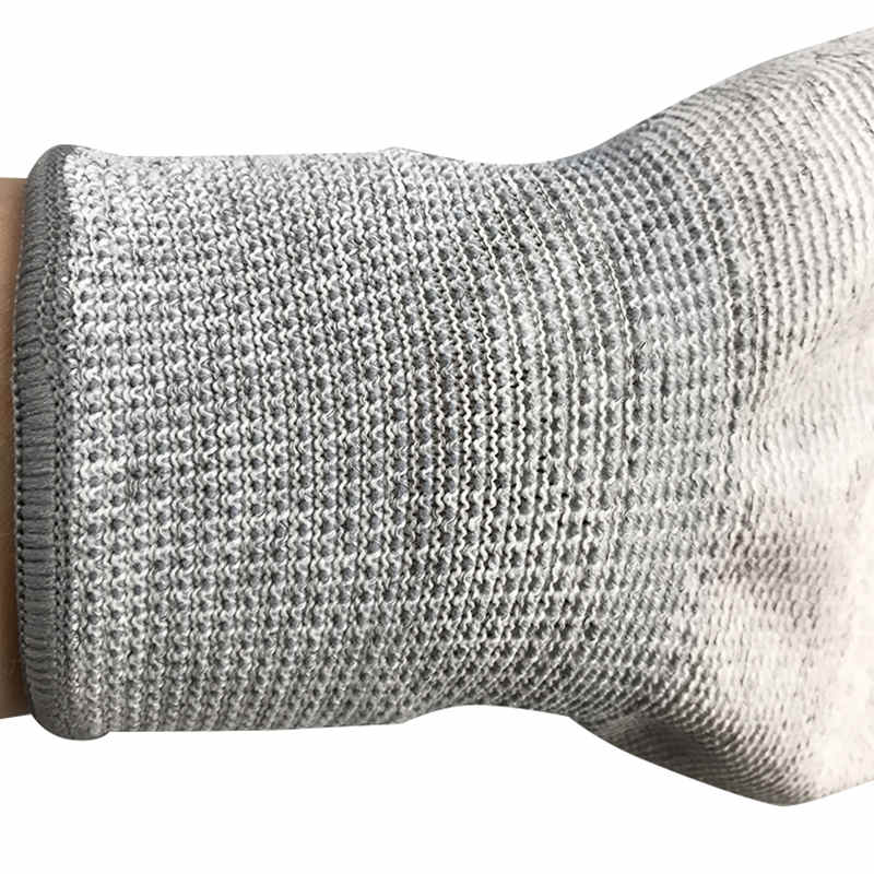 Níolón snáithín carbóin esd palm pu lámhainní brataithe